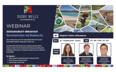 Join us Online: Digby Wells Sustainability Breakfast